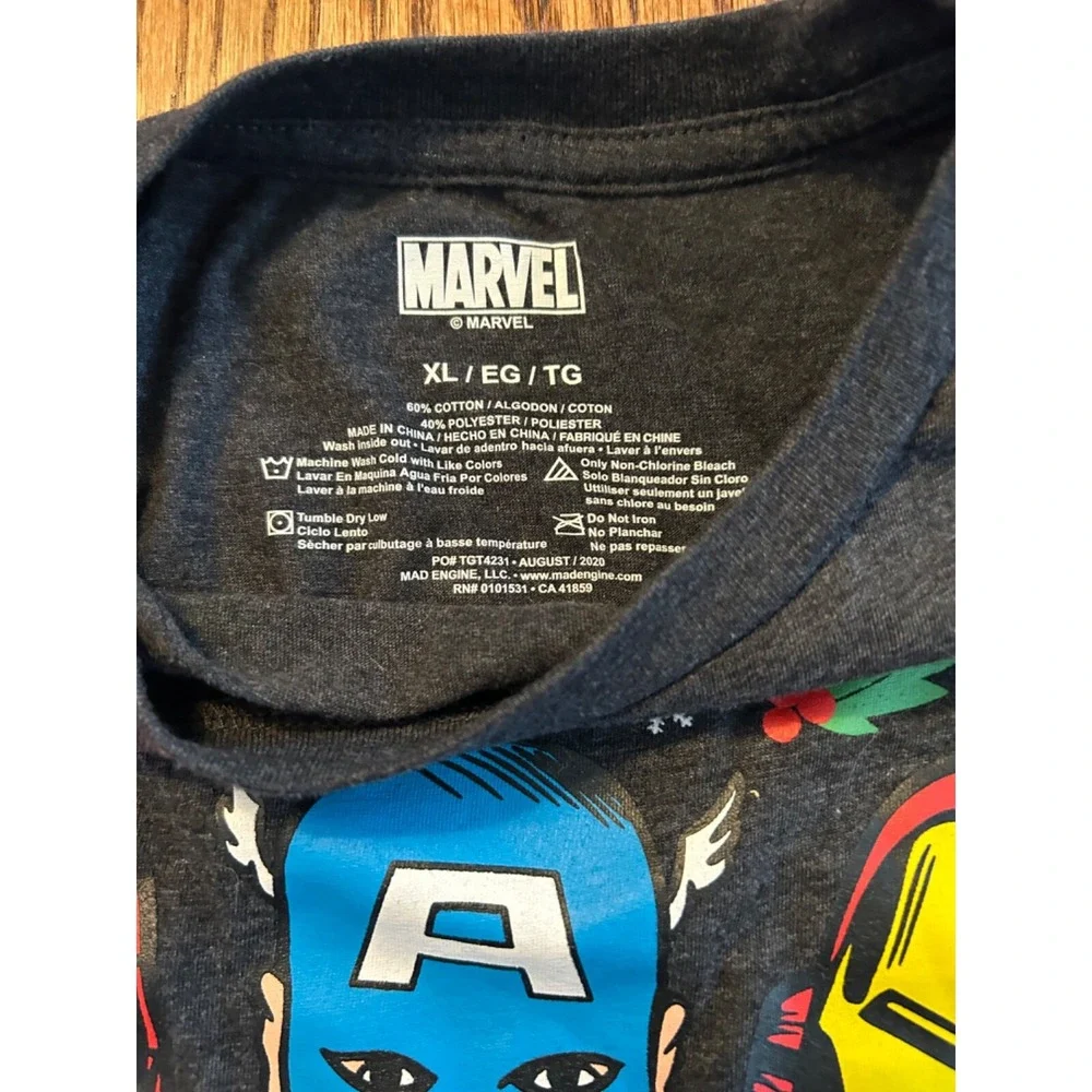 Marvel Kids Tees long sleeve size XL Gray